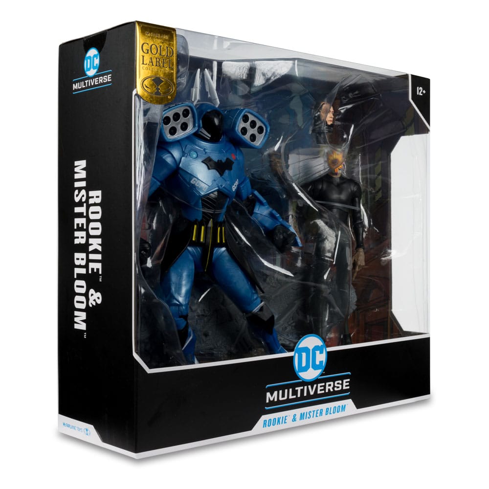 DC Multiverse Action Figure 2-Pack Rookie e Mr. Bloom (Batman: Endgame) (Gold Label) (SDCC) 18 cm