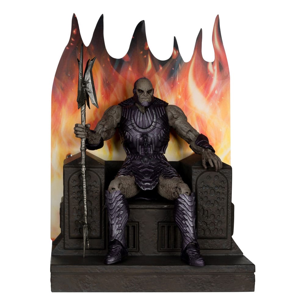 Zack Snyder's Justice League DC Multiverse Mega Action Figure Darkseid con Trono (Etichetta Oro) 24 cm