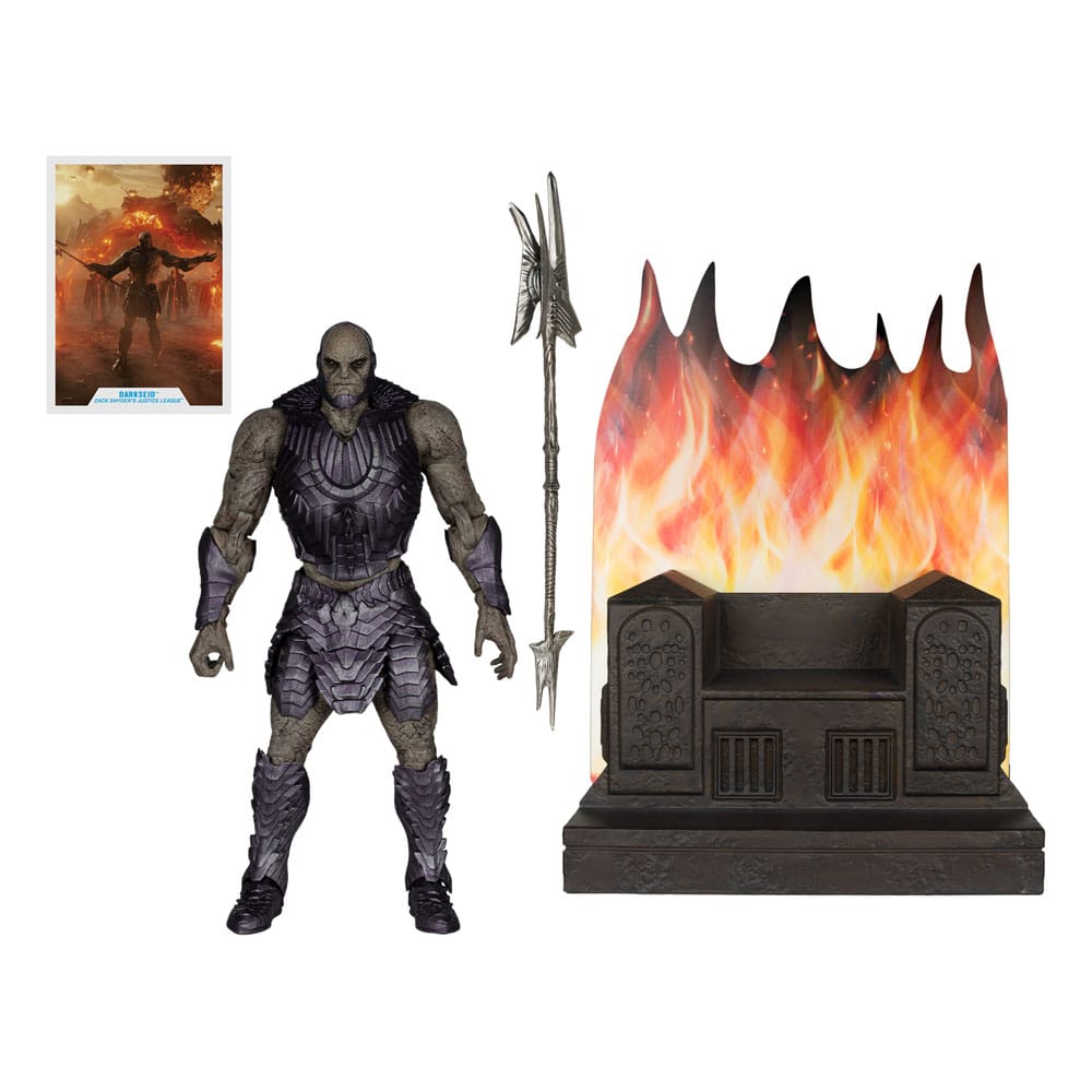 Zack Snyder's Justice League DC Multiverse Mega Action Figure Darkseid con Trono (Etichetta Oro) 24 cm