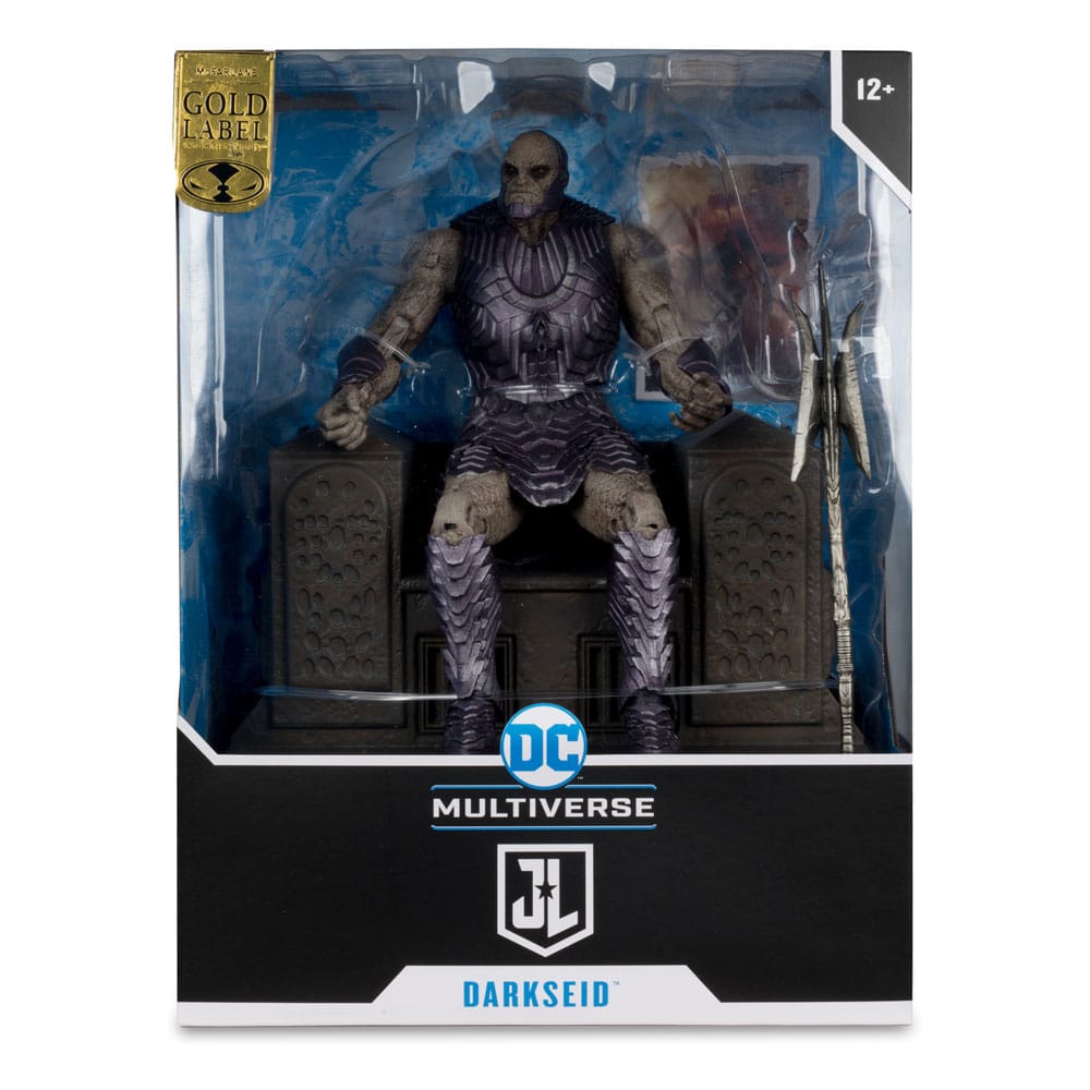 Zack Snyder's Justice League DC Multiverse Mega Action Figure Darkseid con Trono (Etichetta Oro) 24 cm