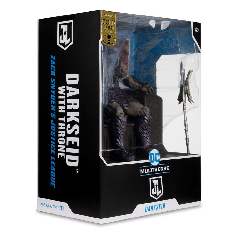 Zack Snyder's Justice League DC Multiverse Mega Action Figure Darkseid con Trono (Etichetta Oro) 24 cm