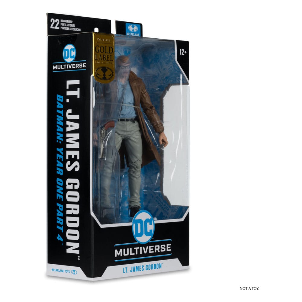 Batman Year One (Part 4) DC Multiverse Action Figure Lt. James Gordon (Gold Label) 18 cm