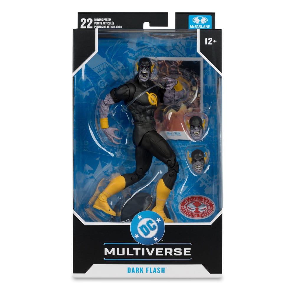 DC Comics DC Multiverse Action Figure Dark Flash (Dark Mulitverse) (Red Platinum Edition) 18 cm