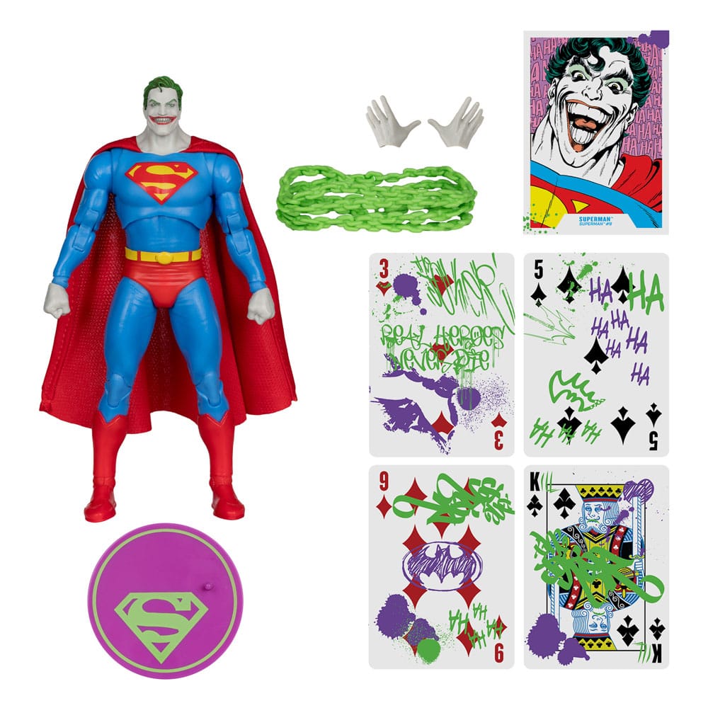 DC Comics DC Multiverse Action Figure Superman (Superman #9) (Jokerized) (Gold Label) 18 cm