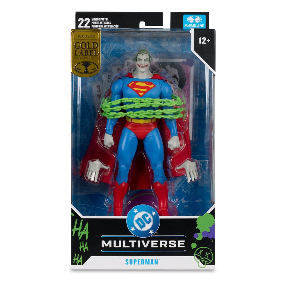 DC Comics DC Multiverse Action Figure Superman (Superman #9) (Jokerized) (Gold Label) 18 cm
