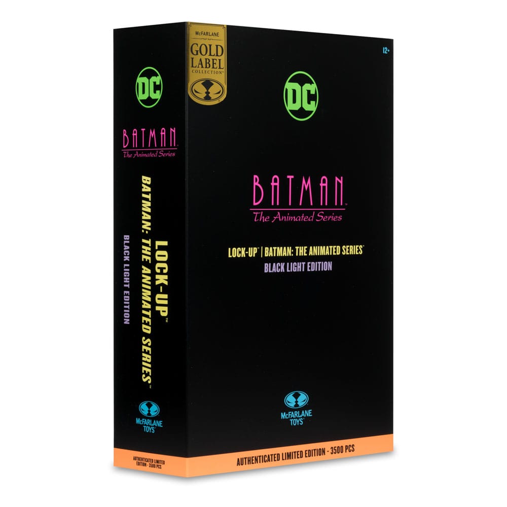 Batman: The Animated Series DC Direct Build-A Action Figures Wave 5 Lock-Up Black Light Edition (Gold Label) 15 cm