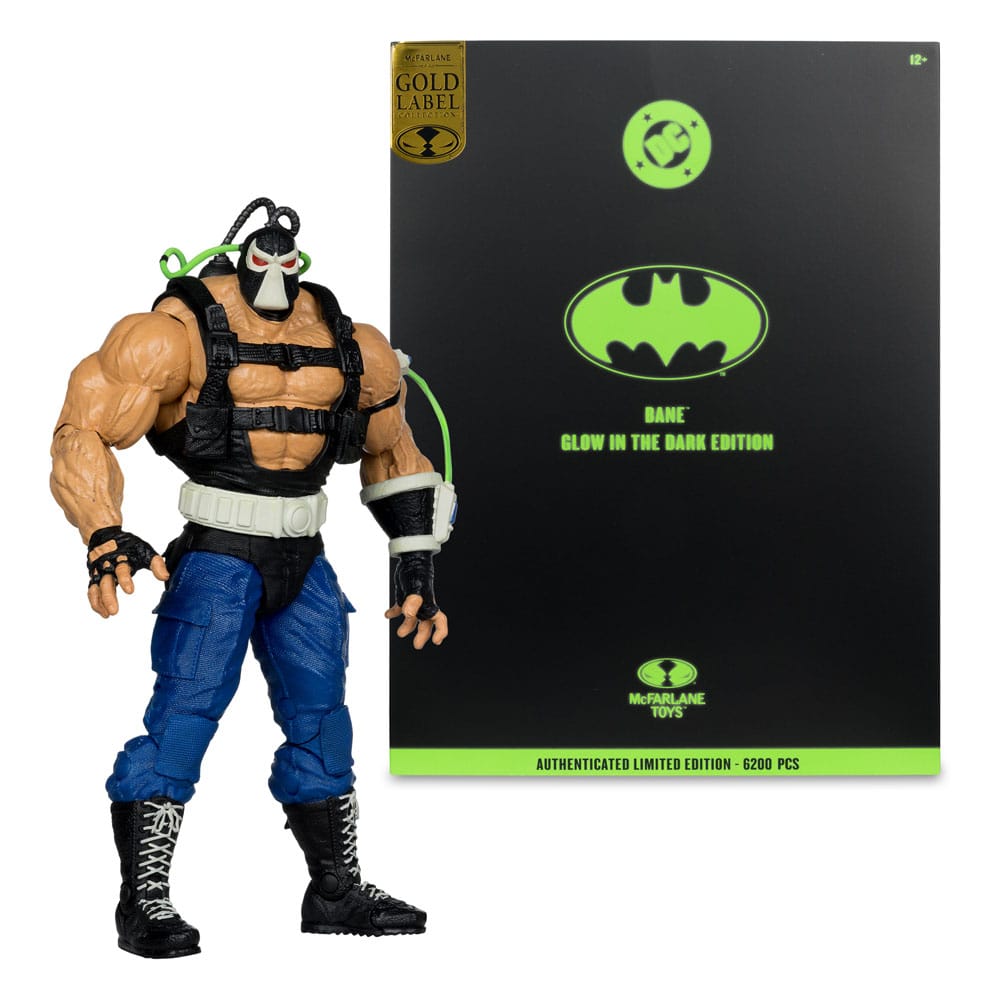 DC Multiverse Mega Action Figure Bane (Glow in the Dark) (Gold Label) 25 cm