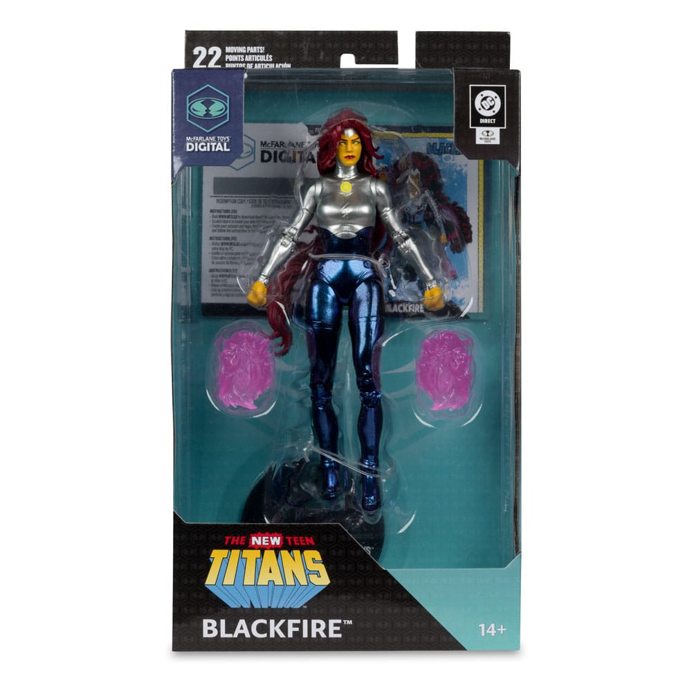 DC Direct McFarlane Toys Digital Action Figure Blackfire (The New Teen Titans) 18 cm