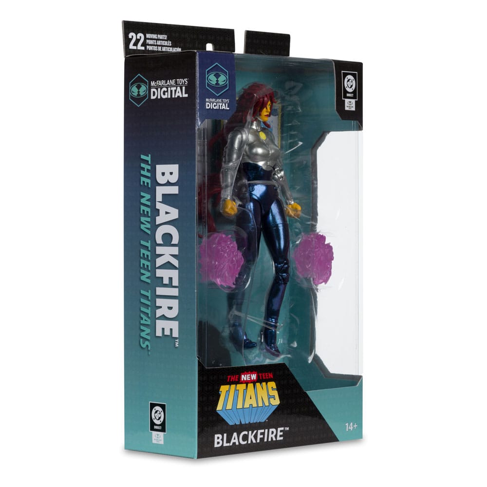 DC Direct McFarlane Toys Digital Action Figure Blackfire (The New Teen Titans) 18 cm