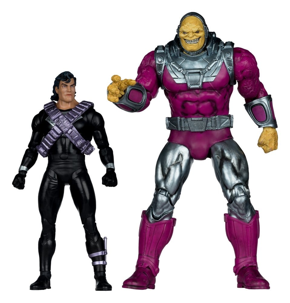 DC Multiverse Megafig Action Figure 2-Pack Mongul vs Superman (Return of Superman) 25 cm