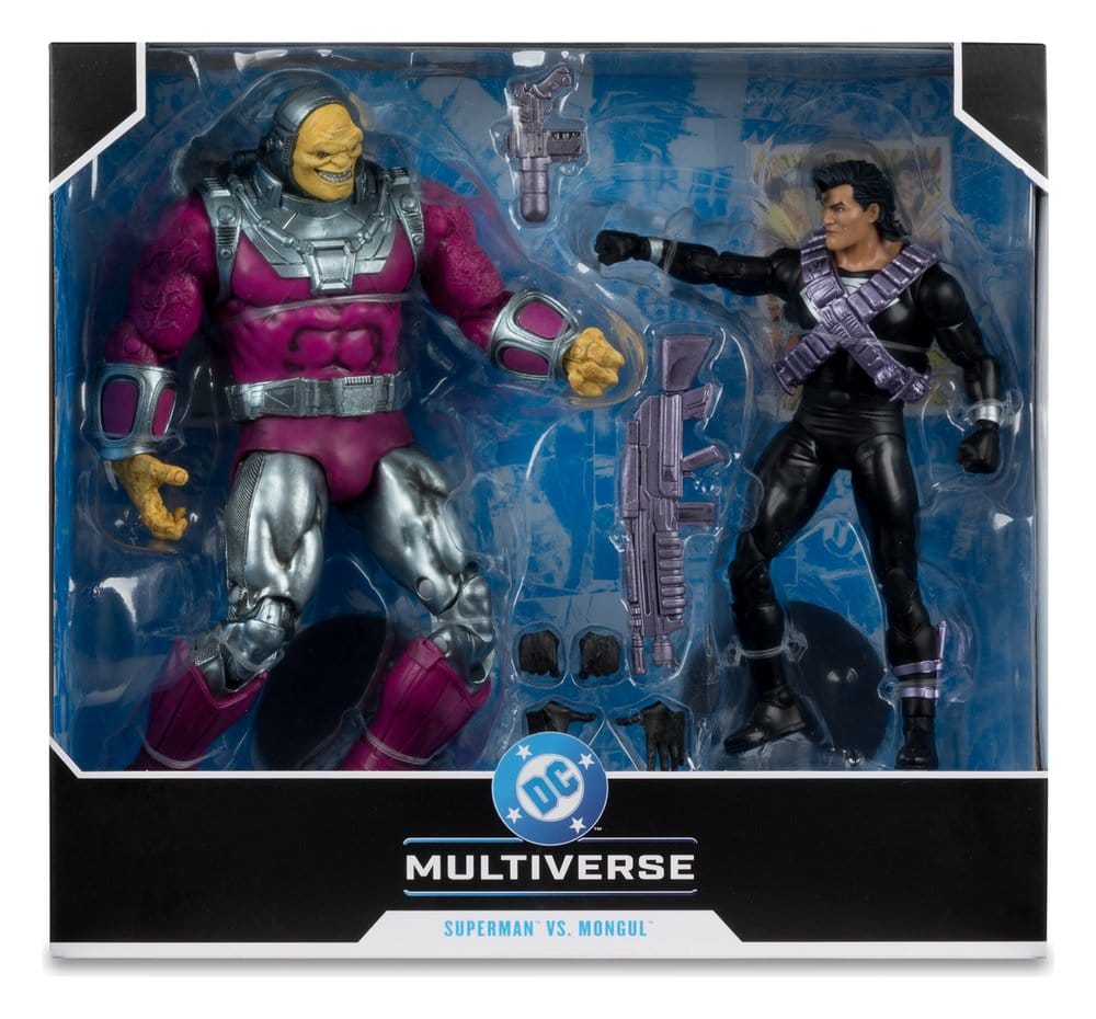 DC Multiverse Megafig Action Figure 2-Pack Mongul vs Superman (Return of Superman) 25 cm