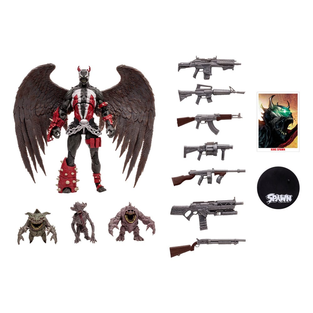 Spawn Megafig Action Figure King Spawn with Wings and Minions 30 cm