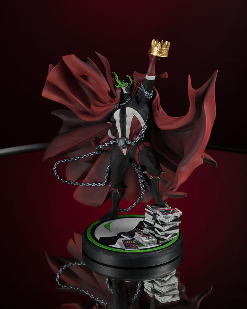 Statua di Spawn 1/10 Spawn #301 di Todd McFarlane (nero, bianco e rosso dappertutto) 24 cm