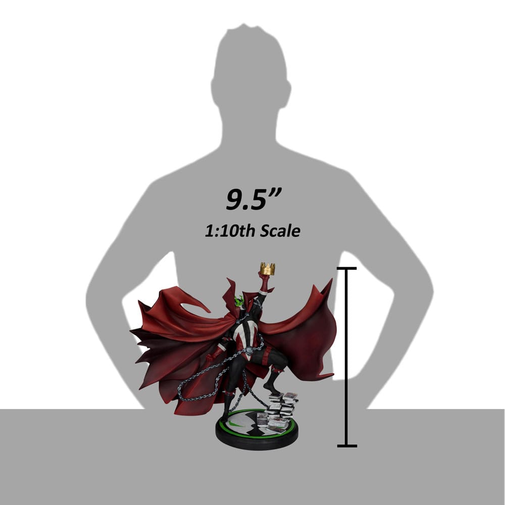 Statua di Spawn 1/10 Spawn #301 di Todd McFarlane (nero, bianco e rosso dappertutto) 24 cm