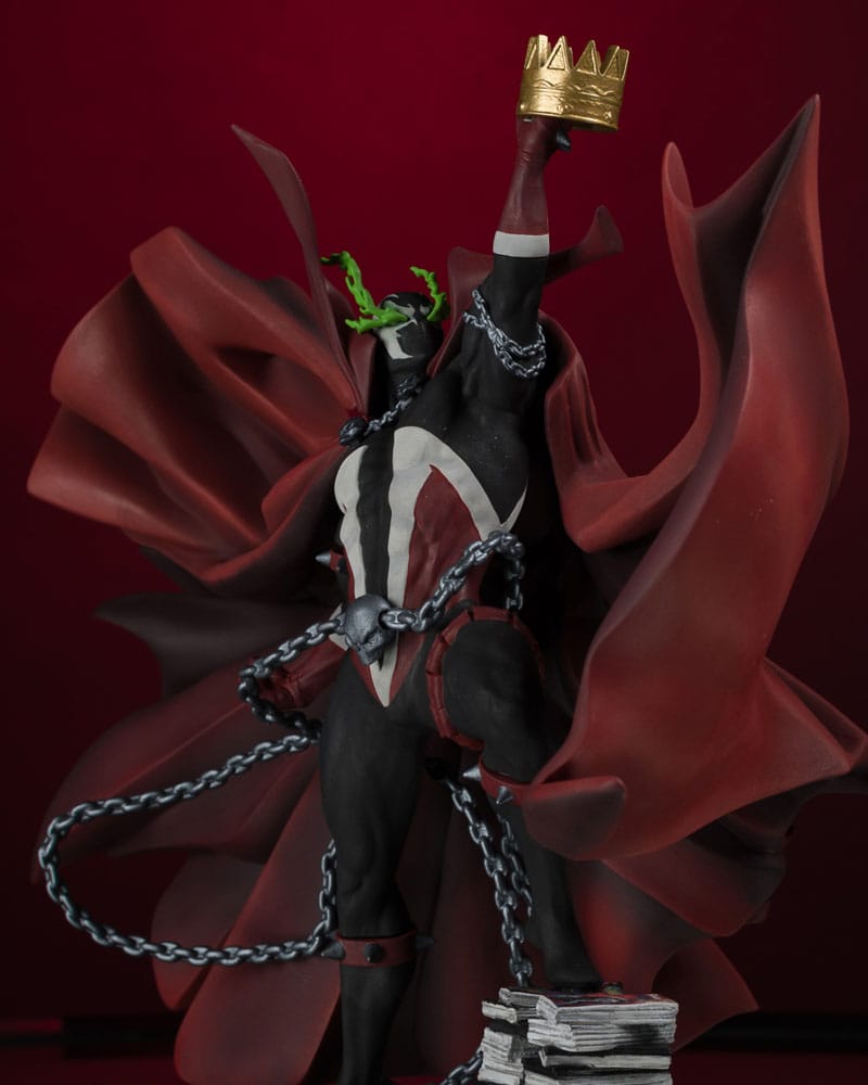 Statua di Spawn 1/10 Spawn #301 di Todd McFarlane (nero, bianco e rosso dappertutto) 24 cm