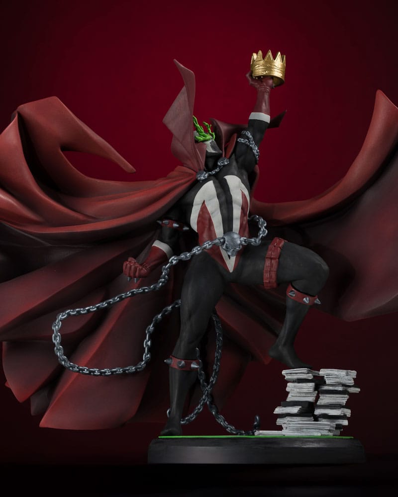 Statua di Spawn 1/10 Spawn #301 di Todd McFarlane (nero, bianco e rosso dappertutto) 24 cm