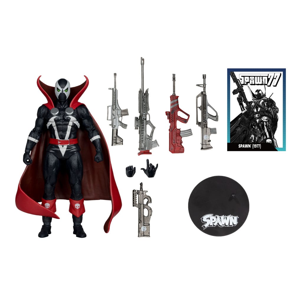 Spawn Page Punchers Action Figure Spawn 1977 Red and Black (Chase) Red Platinum Edition 18 cm