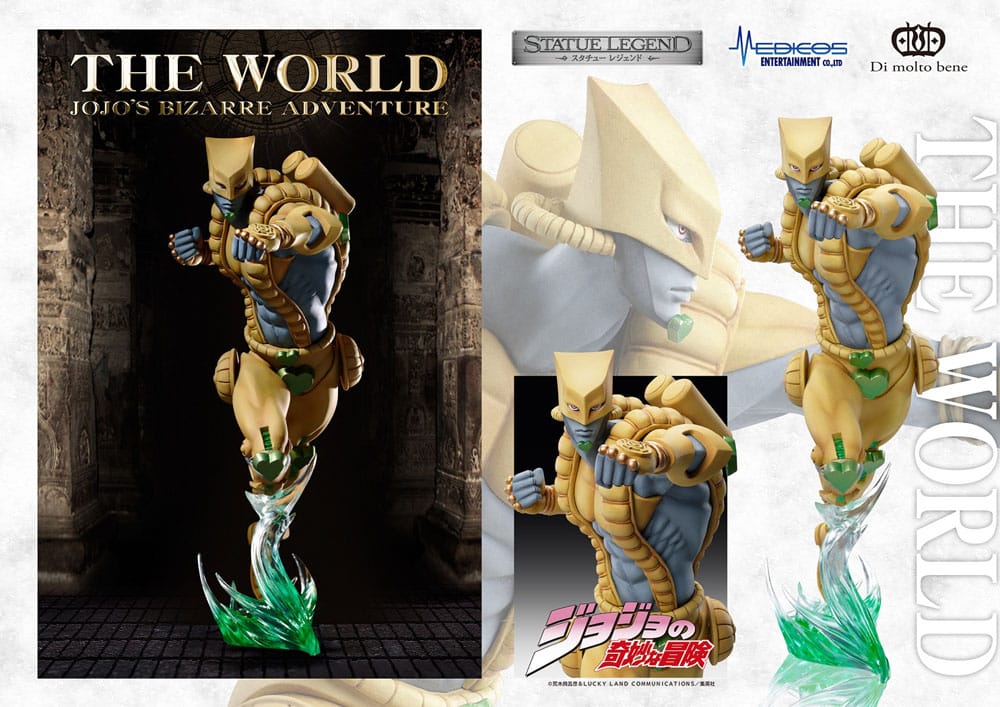 Statua Legend PVC di JoJo's Bizarre Adventure Part 3, The World, 16 cm (riedizione)