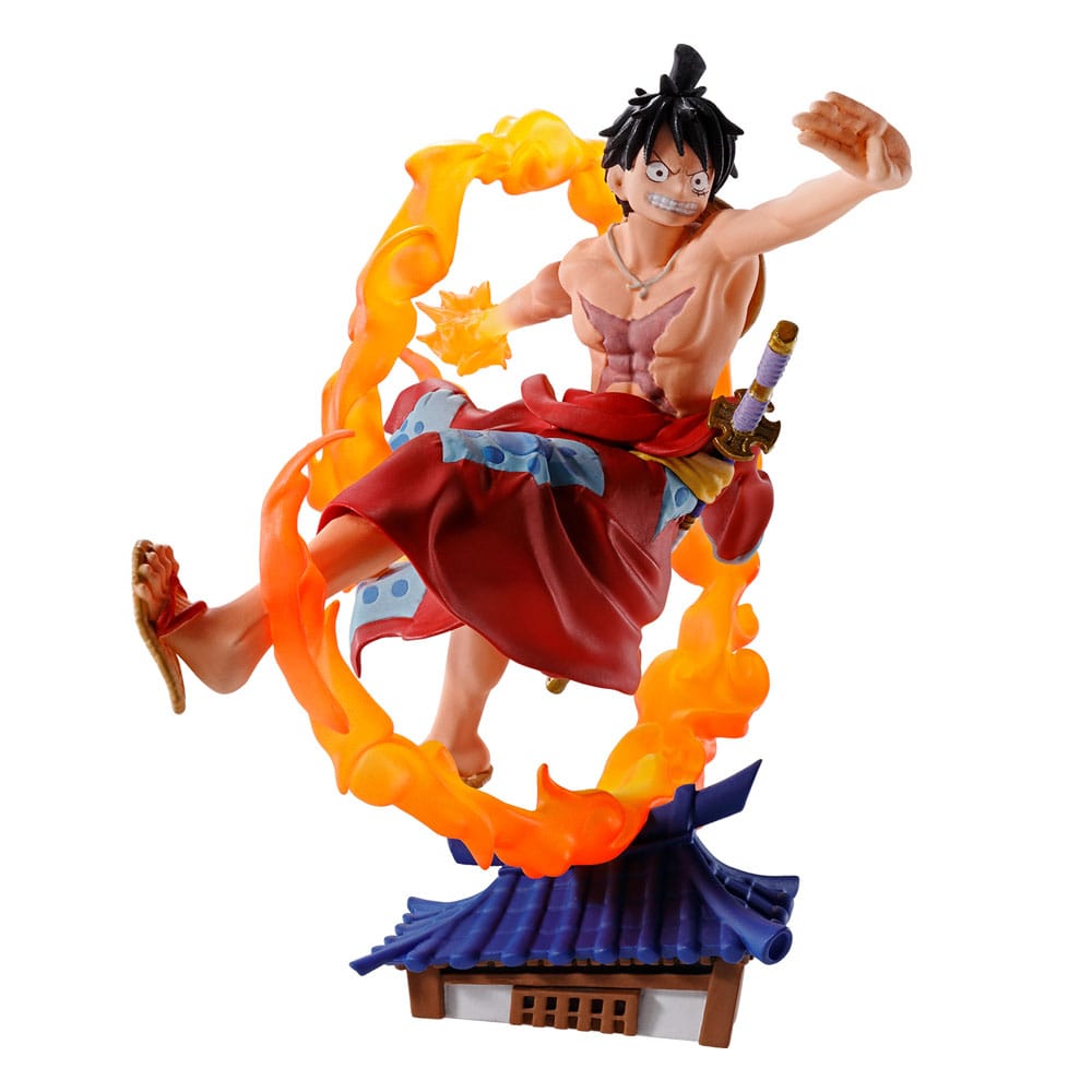 One Piece Petitrama PVC Mini Statue Logbox Rebirth Wano Kuni Vol. 1 Set 9 cm