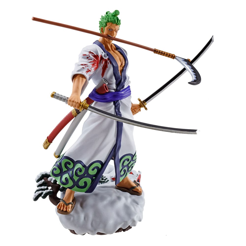 One Piece Petitrama PVC Mini Statue Logbox Rebirth Wano Kuni Vol. 1 Set 9 cm
