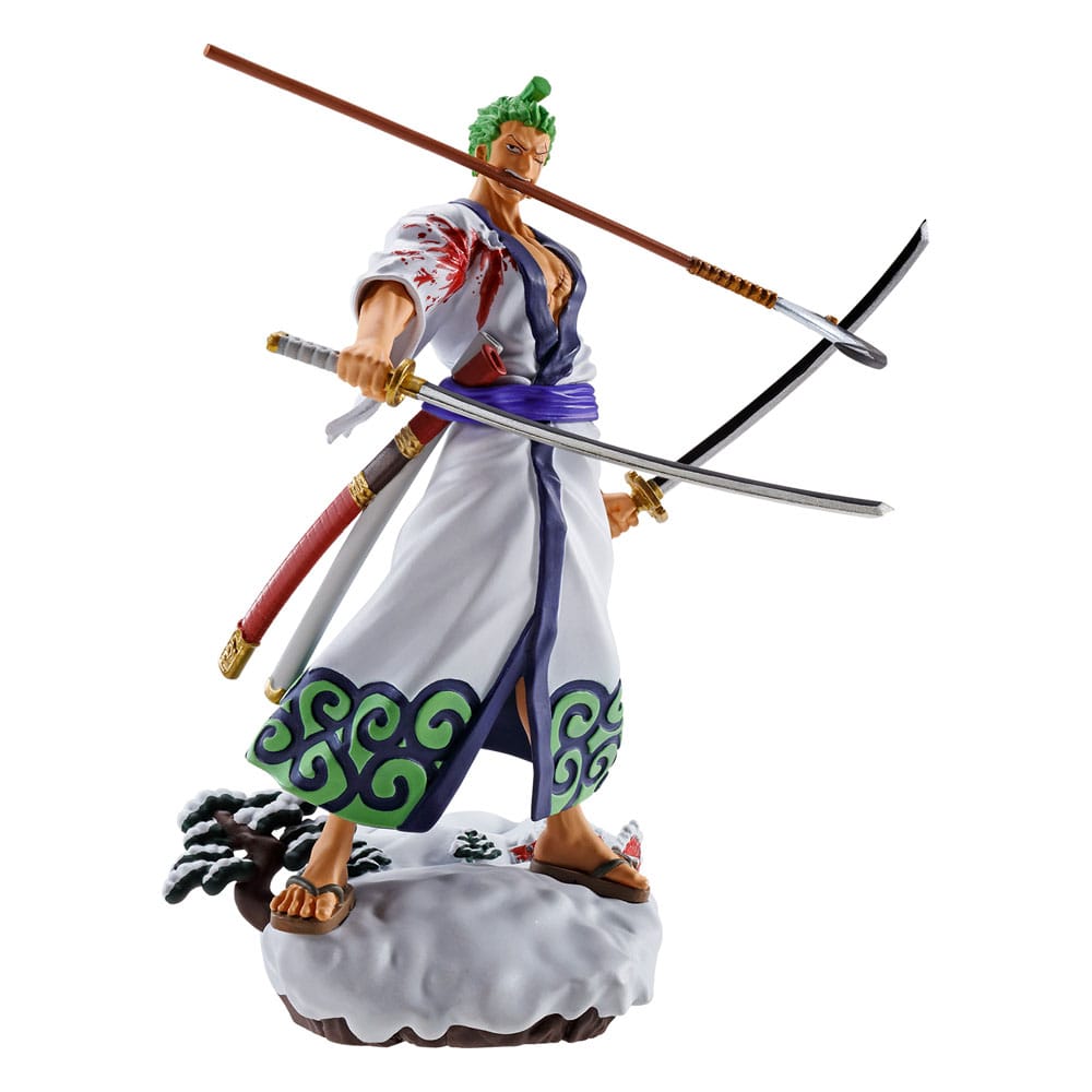 One Piece Petitrama PVC Mini Statue Logbox Rebirth Wano Kuni Vol. 1 Set 9 cm