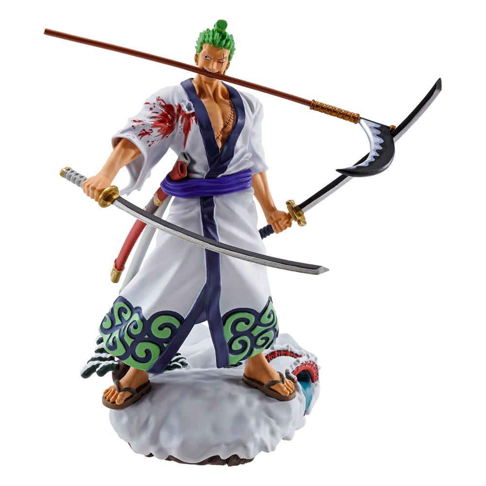 One Piece Petitrama PVC Mini Statue Logbox Rebirth Wano Kuni Vol. 1 Set 9 cm