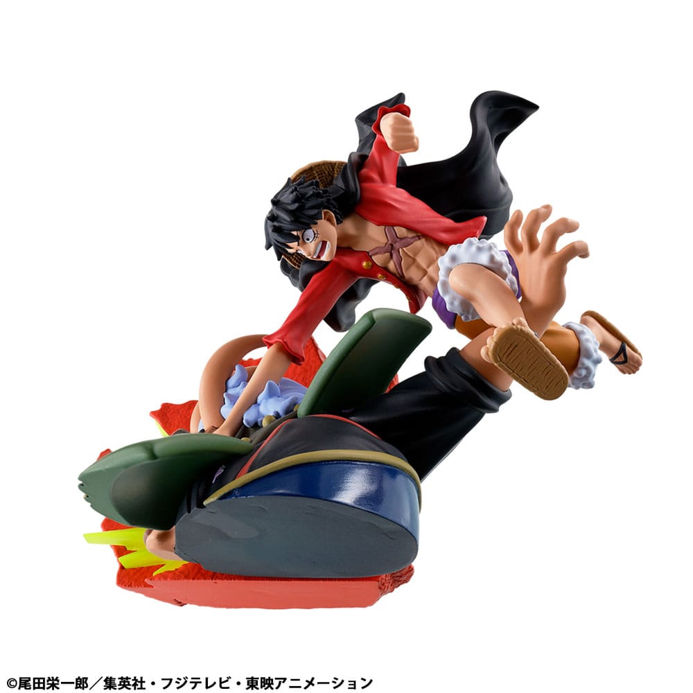 One Piece Petitrama PVC Mini Statue Logbox Rebirth Wano Kuni Vol. 1 Set 9 cm