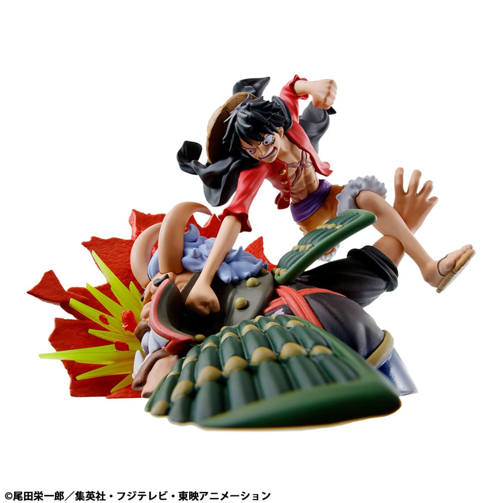 One Piece Petitrama PVC Mini Statue Logbox Rebirth Wano Kuni Vol. 1 Set 9 cm