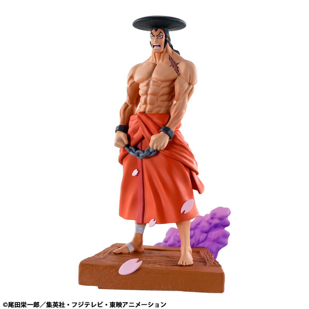 One Piece Petitrama PVC Mini Statue Logbox Rebirth Wano Kuni Vol. 1 Set 9 cm
