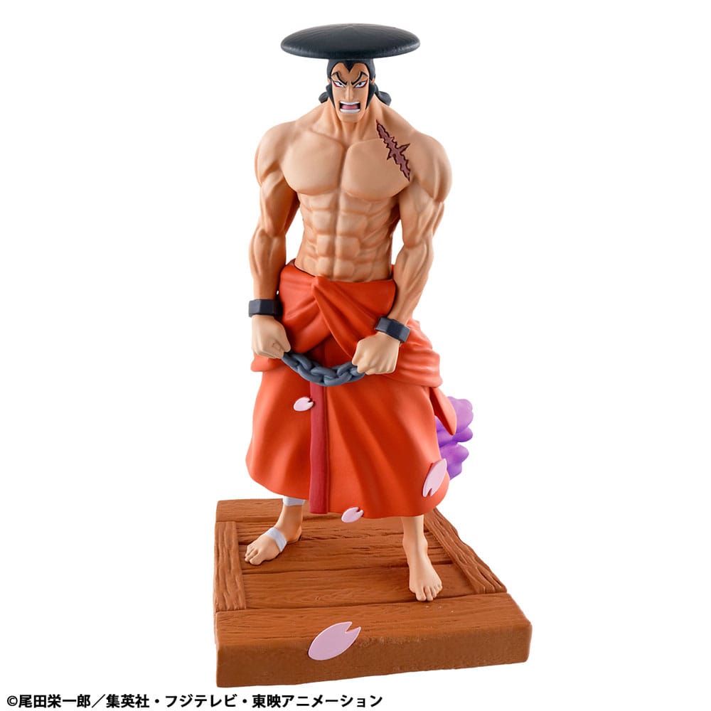 One Piece Petitrama PVC Mini Statue Logbox Rebirth Wano Kuni Vol. 1 Set 9 cm
