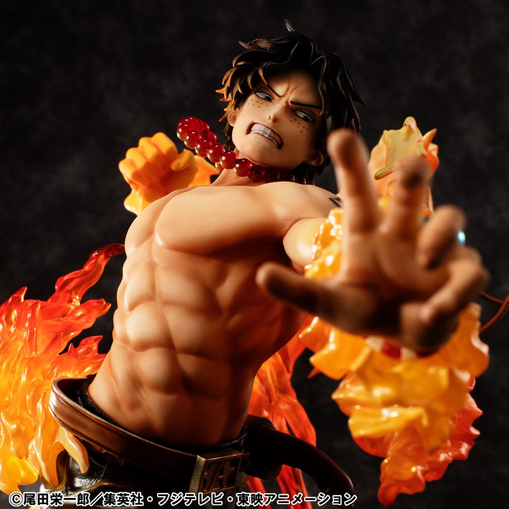 One Piece POP NEO-Maximum PVC Statue Portgas D. Ace 15th Anniversary Super Limited Reprint Ver. 23 cm