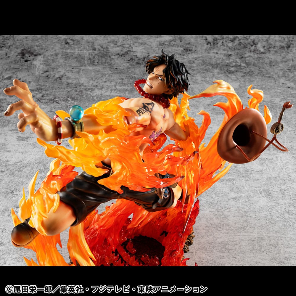 One Piece POP NEO-Maximum PVC Statue Portgas D. Ace 15th Anniversary Super Limited Reprint Ver. 23 cm