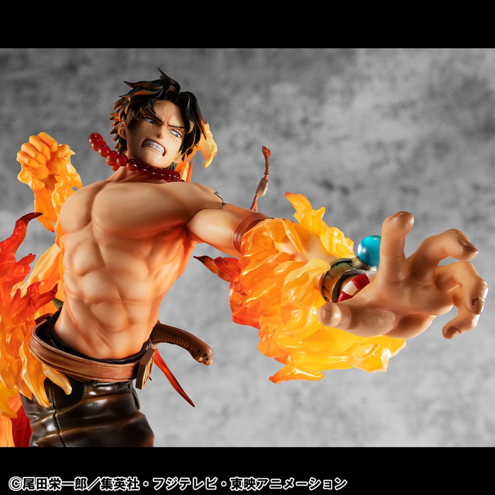 One Piece POP NEO-Maximum PVC Statue Portgas D. Ace 15th Anniversary Super Limited Reprint Ver. 23 cm