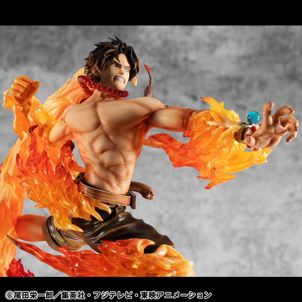 One Piece POP NEO-Maximum PVC Statue Portgas D. Ace 15th Anniversary Super Limited Reprint Ver. 23 cm