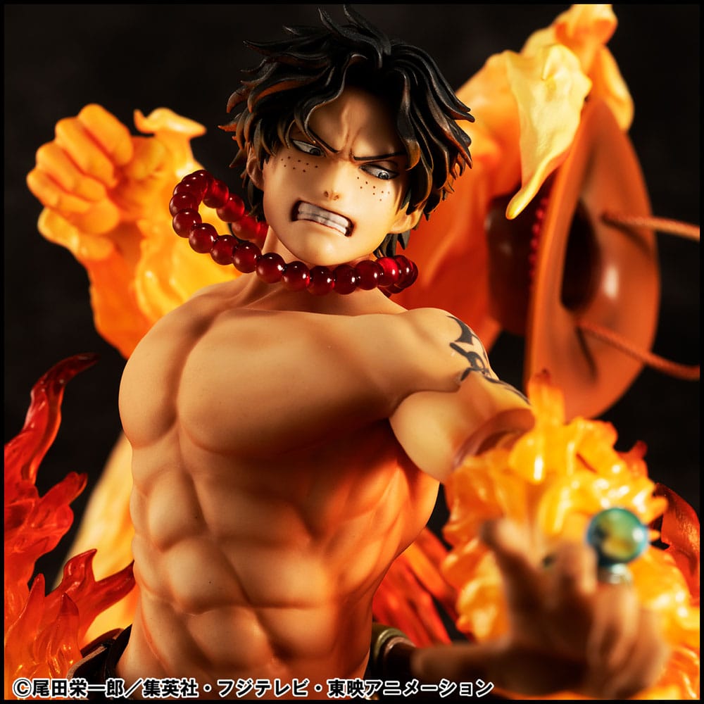 One Piece POP NEO-Maximum PVC Statue Portgas D. Ace 15th Anniversary Super Limited Reprint Ver. 23 cm
