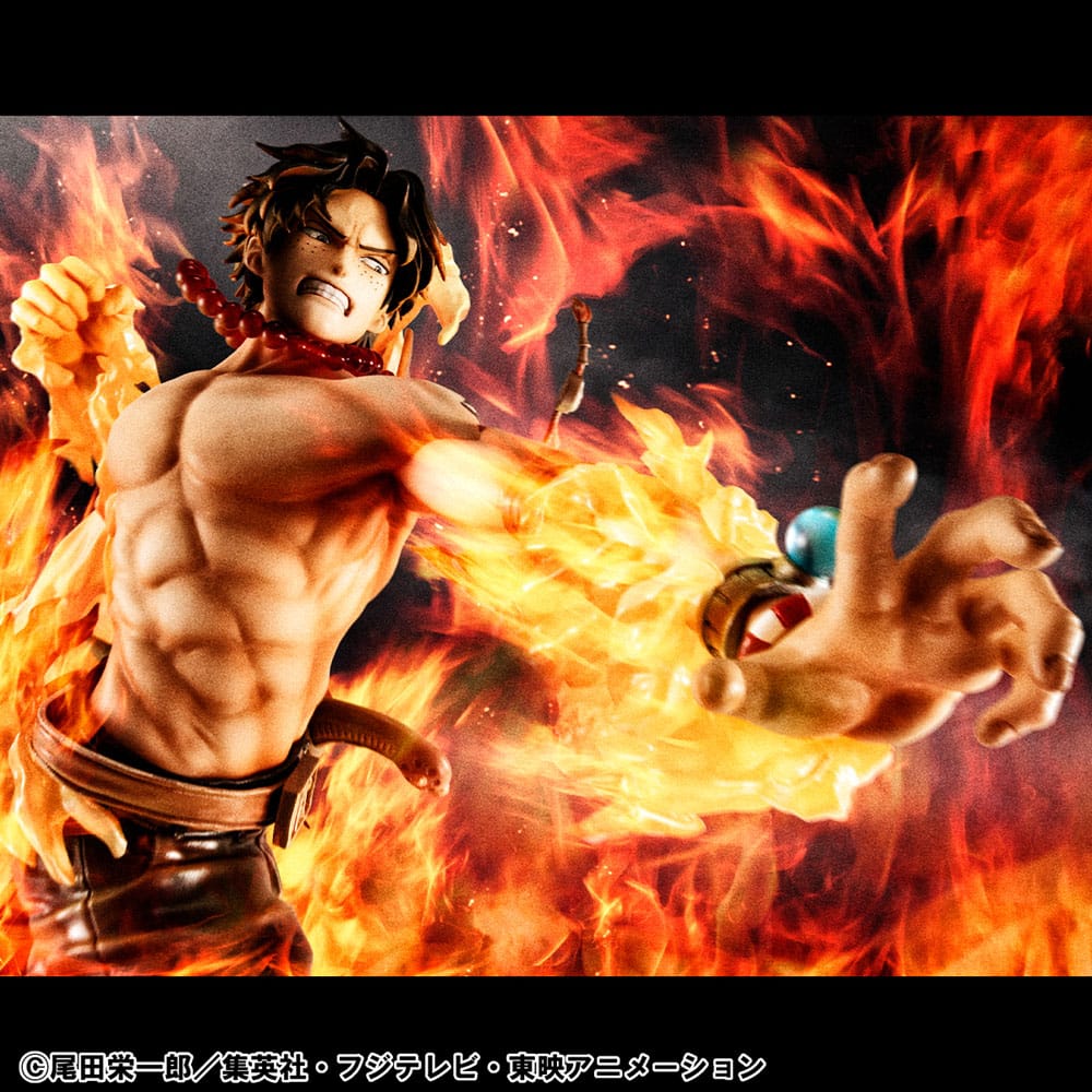 One Piece POP NEO-Maximum PVC Statue Portgas D. Ace 15th Anniversary Super Limited Reprint Ver. 23 cm