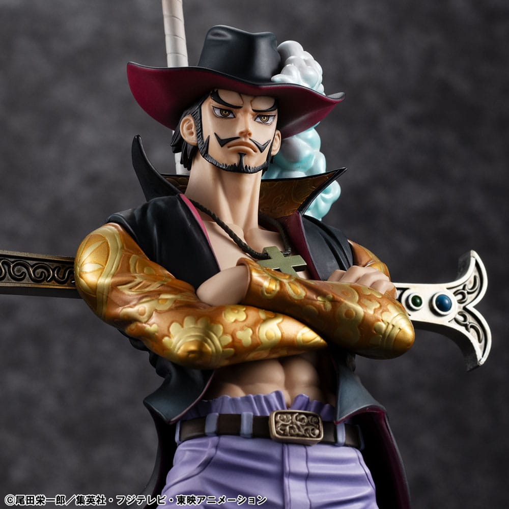 One Piece P.O.P SA-MAXIMUM PVC Statue Hawk Eye Dracule Mihawk Ver. R 29 cm