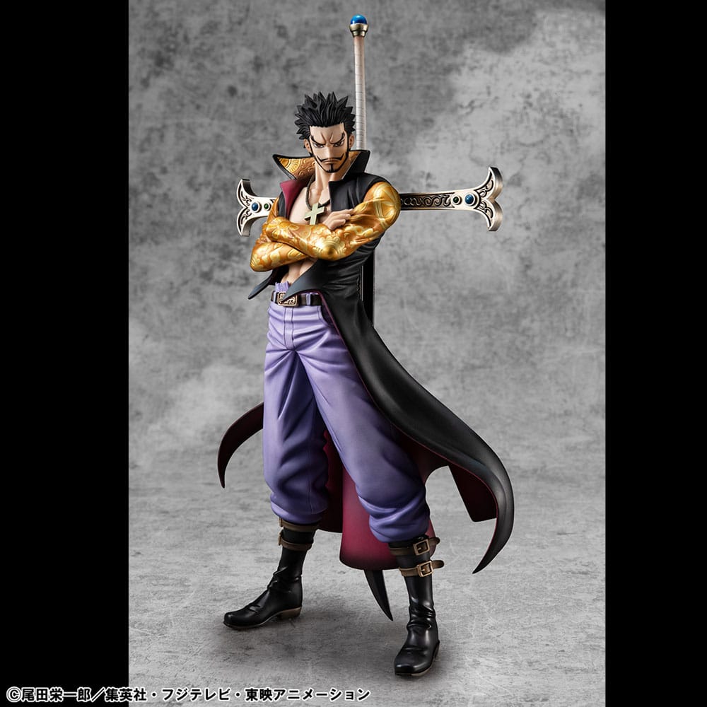 One Piece P.O.P SA-MAXIMUM PVC Statue Hawk Eye Dracule Mihawk Ver. R 29 cm