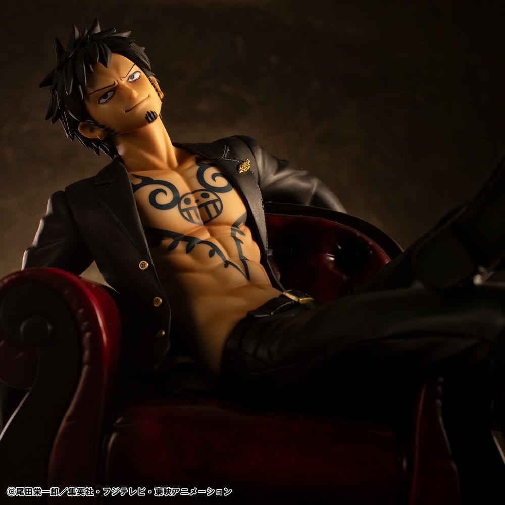 One Piece Portrait.Of.Pirates "S.O.C" PVC Figure Trafalgar Law Ver.R