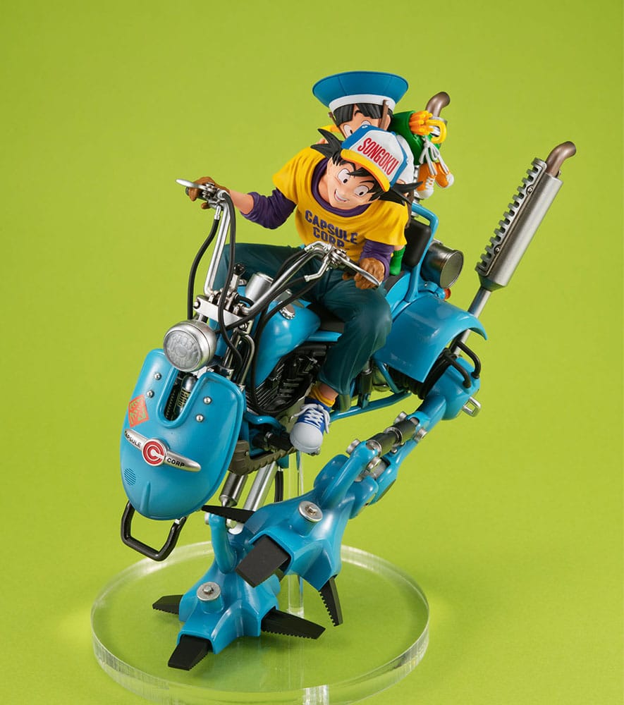 Dragonball Z Desktop Real McCoy EX PVC Diorama Son Goku &amp; Son Gohan &amp; Robot with two legs 20 cm