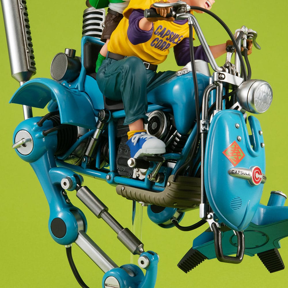 Dragonball Z Desktop Real McCoy EX PVC Diorama Son Goku &amp; Son Gohan &amp; Robot with two legs 20 cm