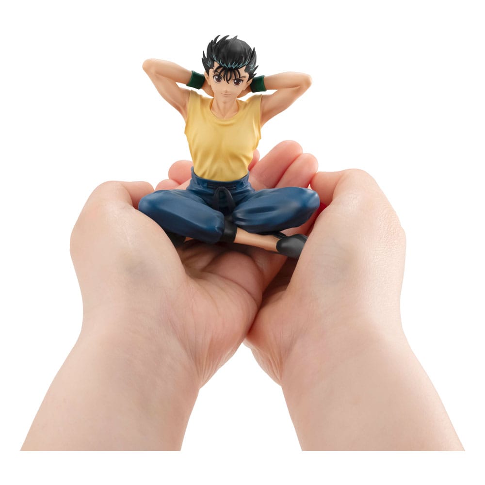 Yu Yu Hakusho GEM Statua in PVC Yusuke Urameshi Palmo Dimensioni 9 cm