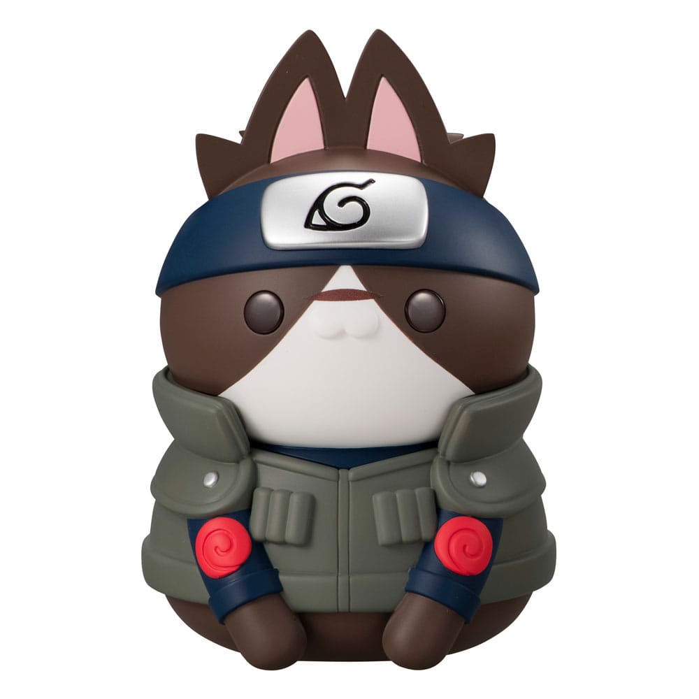 Naruto Shippuden Mega Cat Projeto Nyanto! The Big Nyaruto Series Trading Figure Iruka Umino Reboot Ver. 10 cm