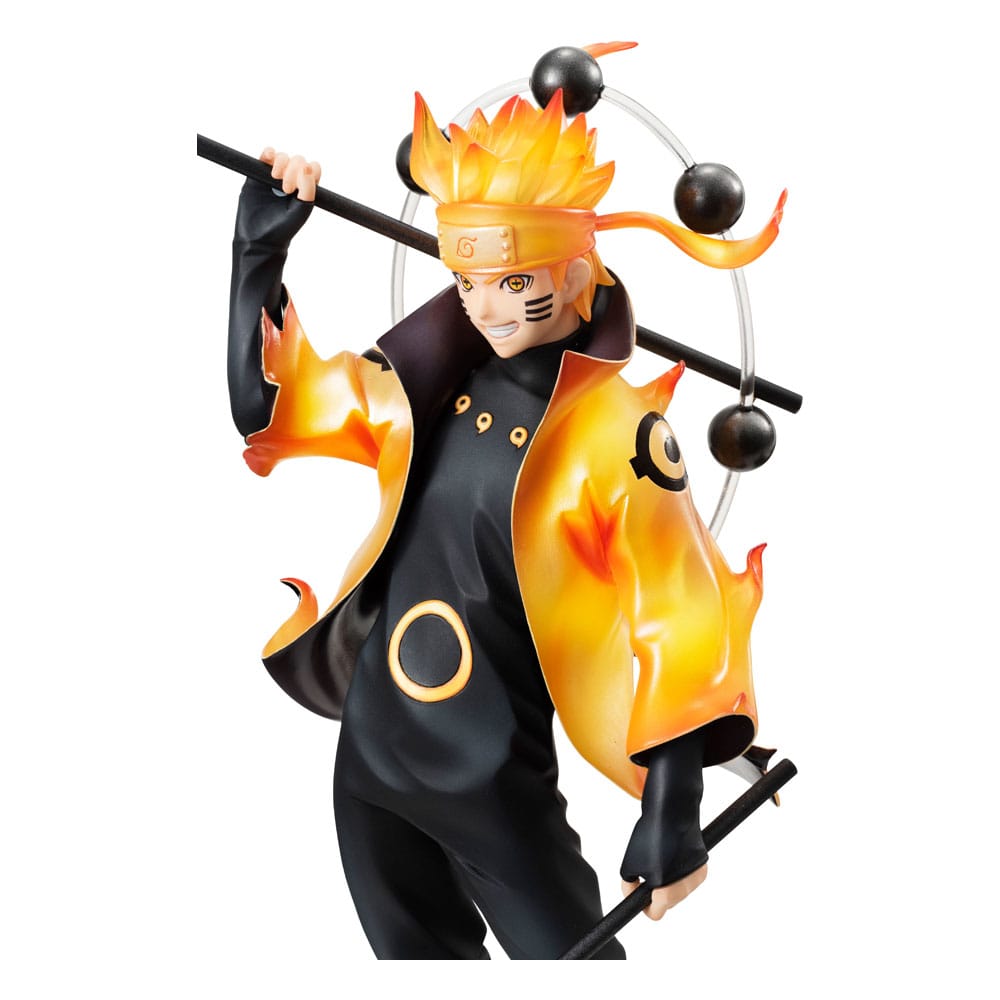 Naruto Shippuden GEM Series PVC Statue Naruto Uzumaki Six Paths Sage Mode 15th Anniversary Ver. 22 cm