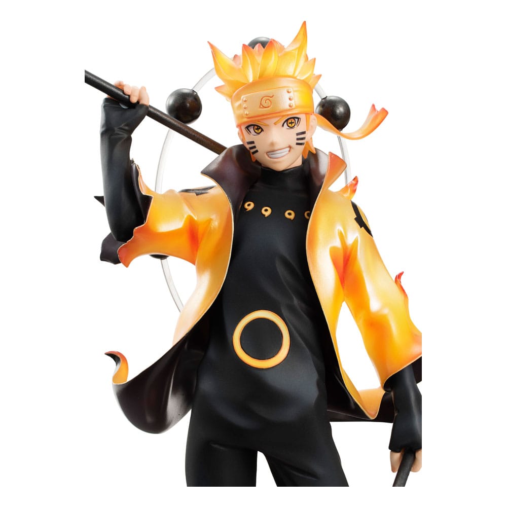 Naruto Shippuden GEM Series PVC Statue Naruto Uzumaki Six Paths Sage Mode 15th Anniversary Ver. 22 cm