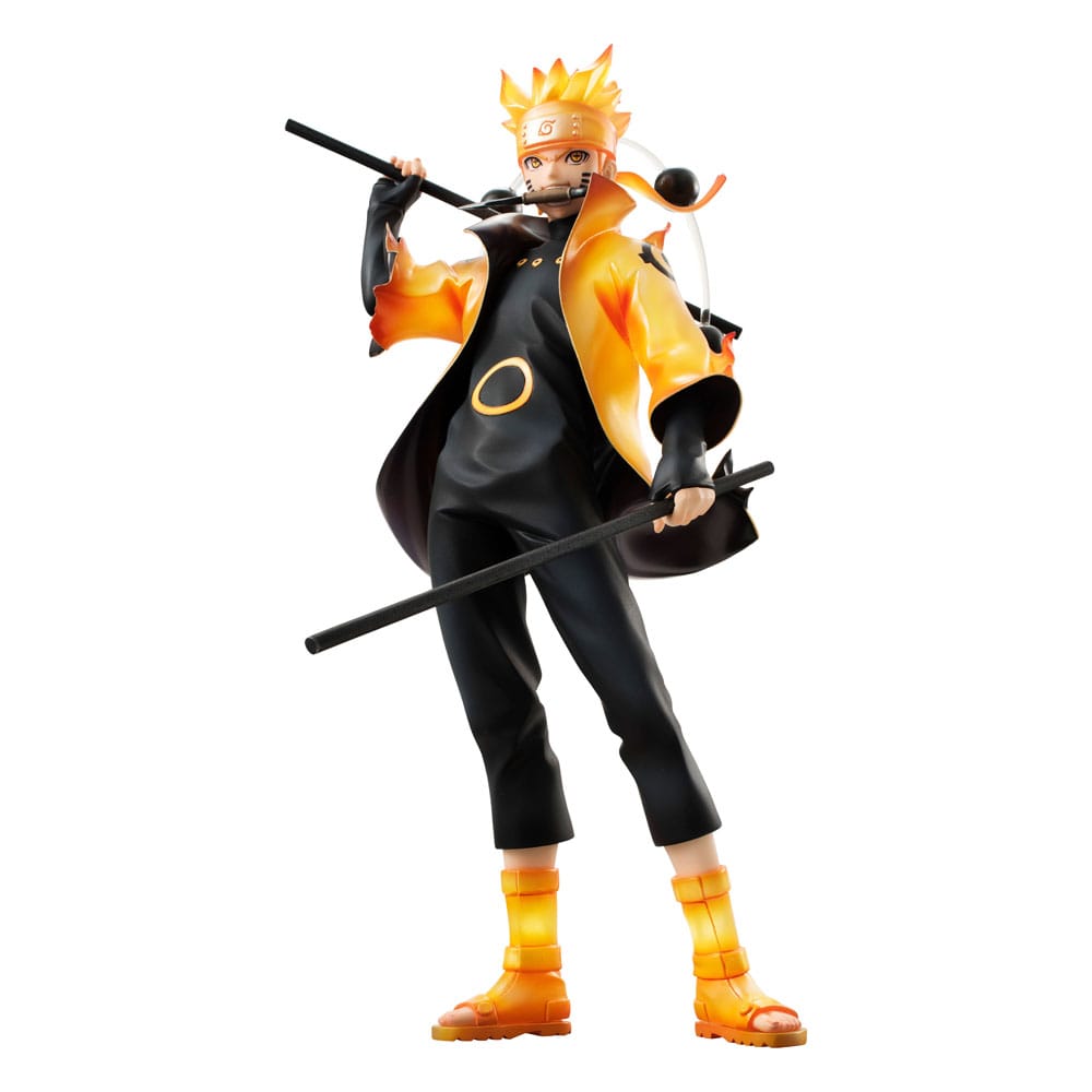 Naruto Shippuden GEM Series PVC Statue Naruto Uzumaki Six Paths Sage Mode 15th Anniversary Ver. 22 cm