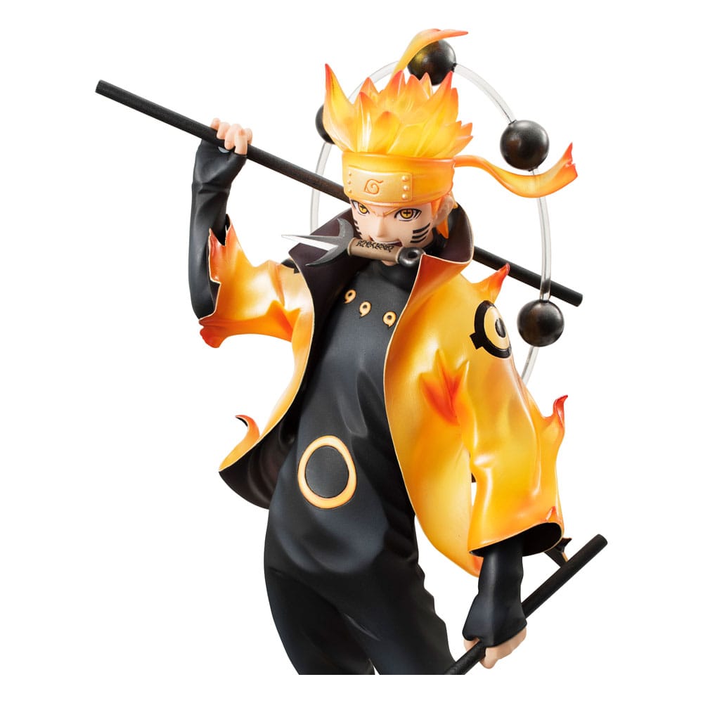 Naruto Shippuden GEM Series PVC Statue Naruto Uzumaki Six Paths Sage Mode 15th Anniversary Ver. 22 cm