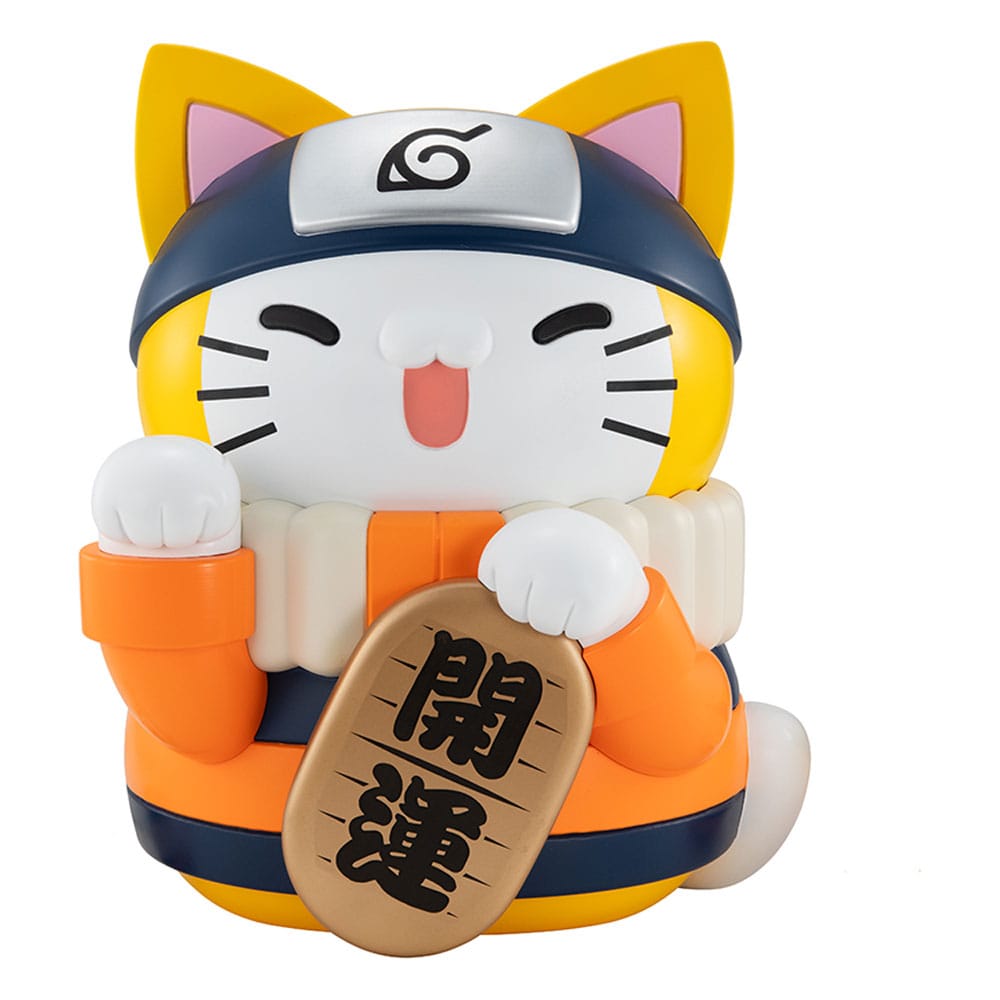 Naruto Shippuden Mega Cat Project Nyanto! The Big Nyaruto Series Trading Figure Nyaruto Fortune Cats Giant Ver. 34 cm