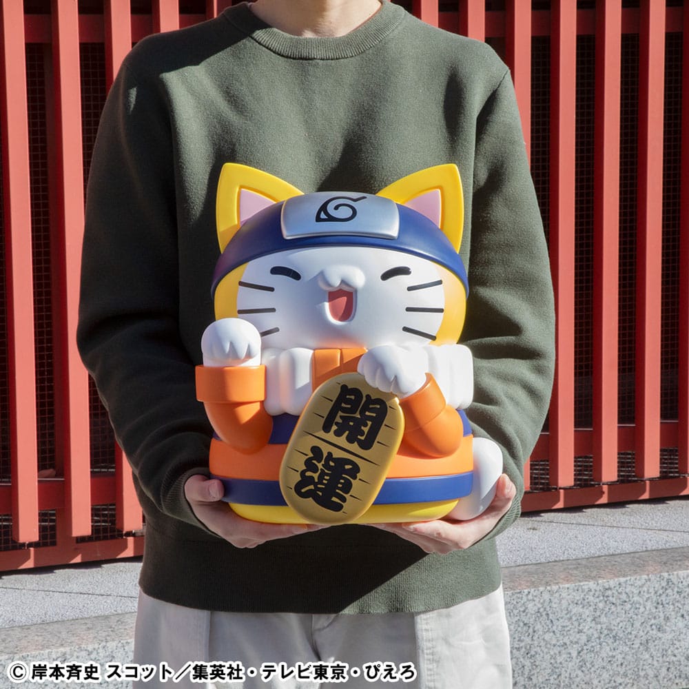 Naruto Shippuden Mega Cat Project Nyanto! The Big Nyaruto Series Trading Figure Nyaruto Fortune Cats Giant Ver. 34 cm