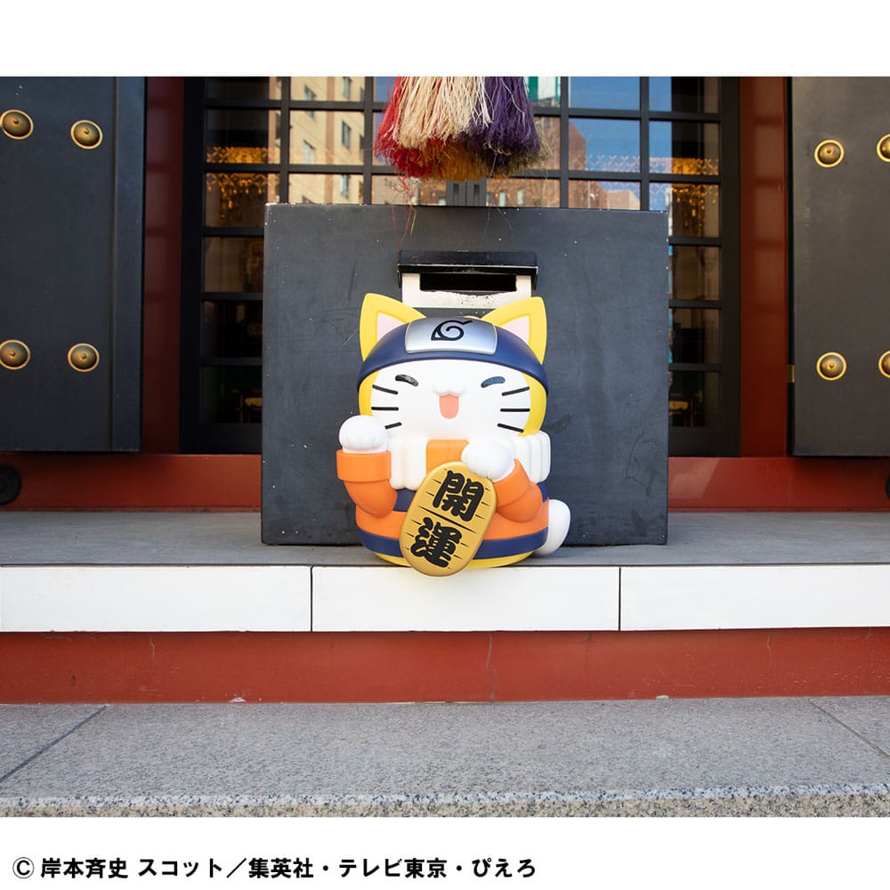 Naruto Shippuden Mega Cat Project Nyanto! The Big Nyaruto Series Trading Figure Nyaruto Fortune Cats Giant Ver. 34 cm